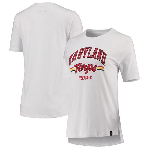 Women's Under Armour White Maryland Terrapins College Football 150th ...