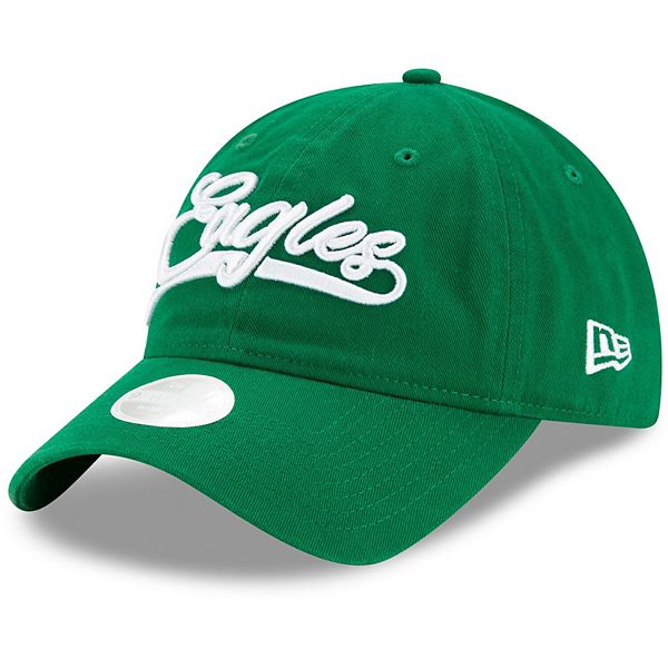 Women's Philadelphia Eagles New Era Kelly Green Throwback