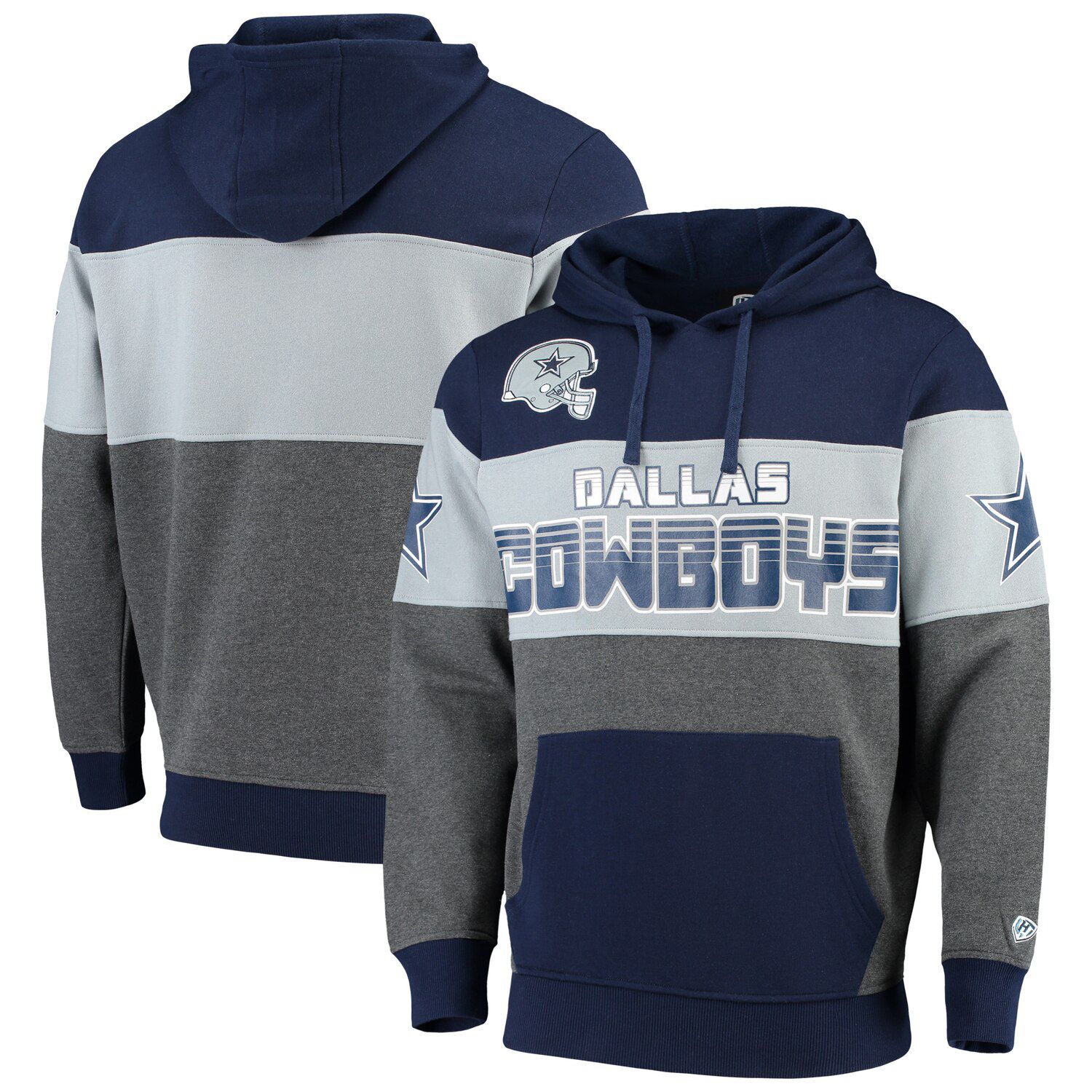 men's dallas cowboys pullover hoodie