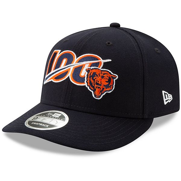 Men's Chicago Bears New Era White/Navy Retro Title 9FIFTY Snapback Hat