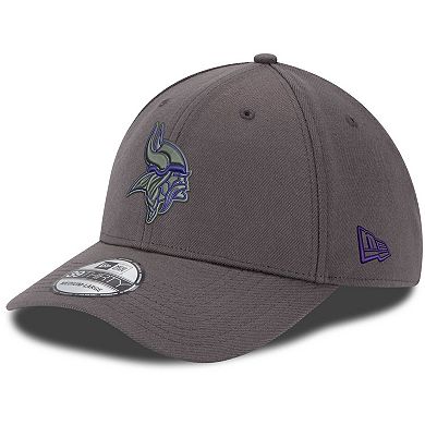 Men's New Era Graphite Minnesota Vikings Storm 39THIRTY Flex Hat