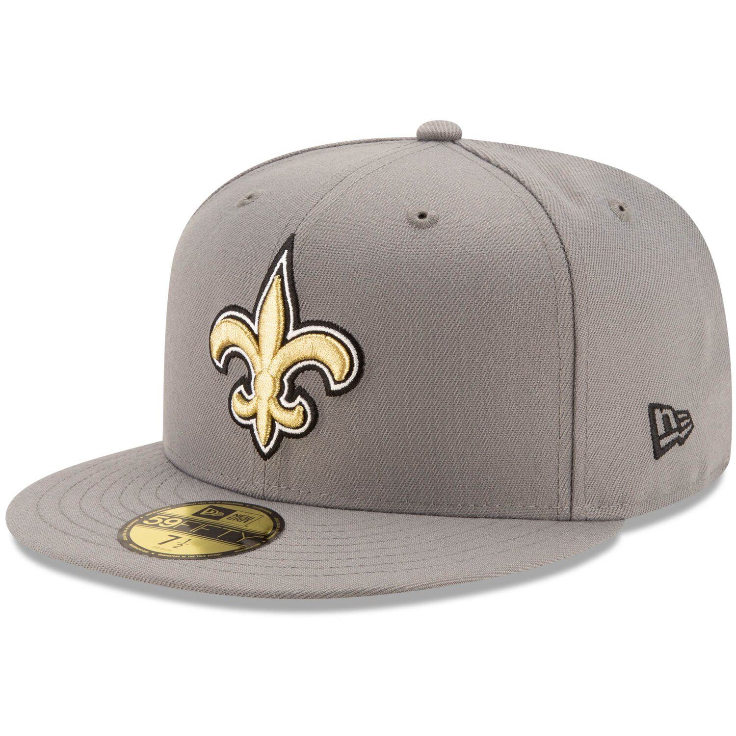 KTZ New Orleans Saints Faux-Leather 9Fifty Snapback Cap in Black for Men