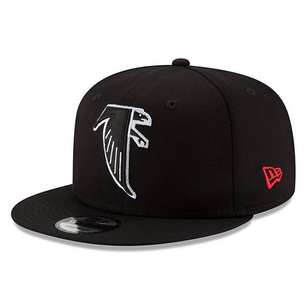 Men's New Era Black Atlanta Falcons Throwback 9FIFTY Adjustable Snapback Hat