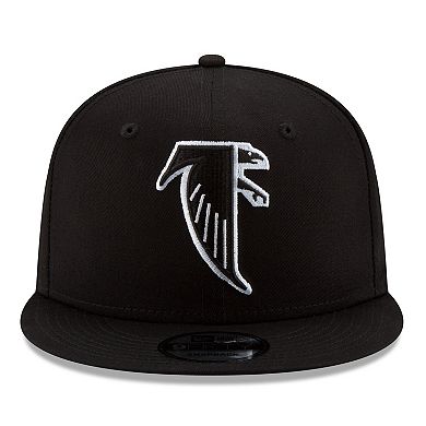 Men's New Era Black Atlanta Falcons Throwback 9FIFTY Adjustable Snapback Hat