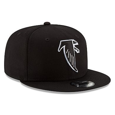 Men's New Era Black Atlanta Falcons Throwback 9FIFTY Adjustable Snapback Hat