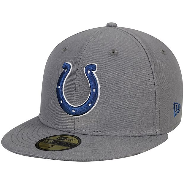 Men's New Era Graphite Indianapolis Colts Storm 59FIFTY Fitted Hat