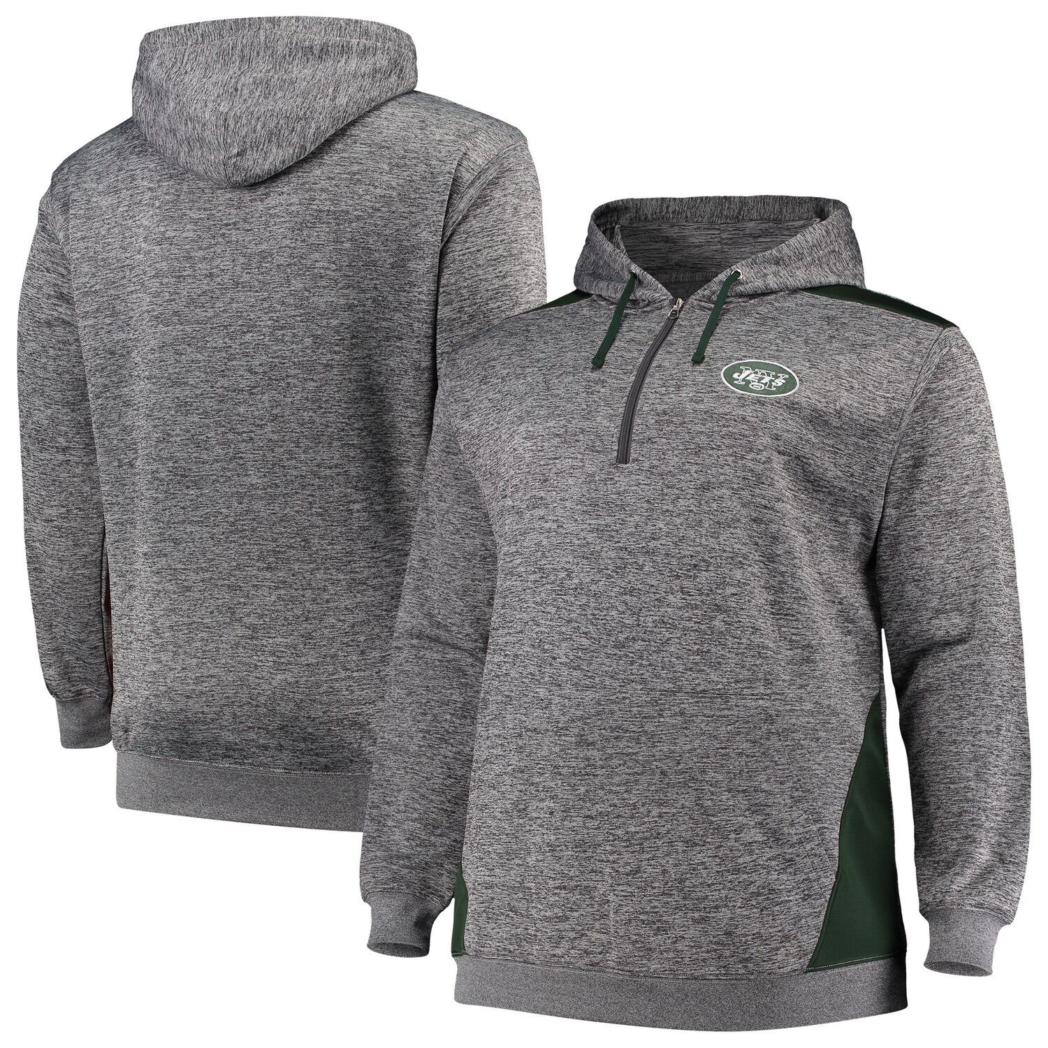 green quarter zip fleece