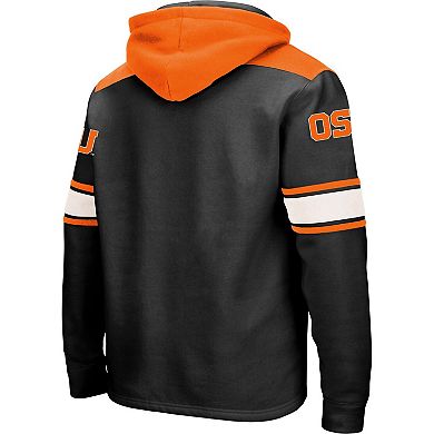 Men's Colosseum Black Oregon State Beavers 2.0 Lace-Up Hoodie