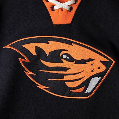 Men's Colosseum Black Oregon State Beavers 2.0 Lace-Up Hoodie