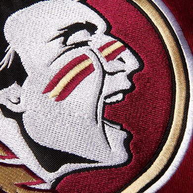 Women's Stadium Athletic Garnet Florida State Seminoles Big Logo Pullover Hoodie