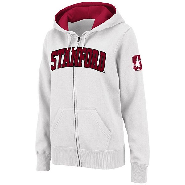 Women's Stadium Athletic Cardinal Stanford Cardinal Arched Name Full-Zip  Hoodie