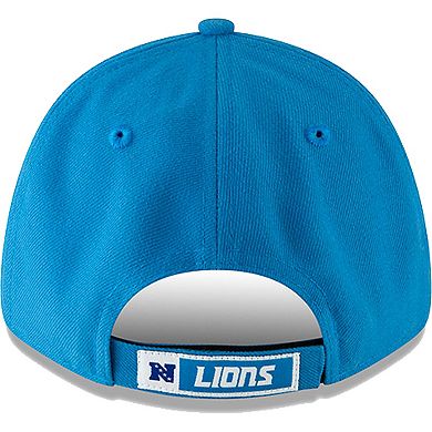 Men's New Era Blue Detroit Lions 9FORTY The League Adjustable Hat