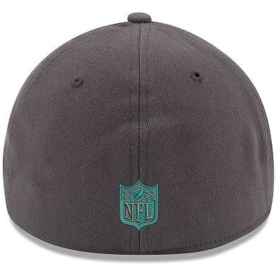 Men's New Era Graphite Jacksonville Jaguars Storm 39THIRTY Flex Hat