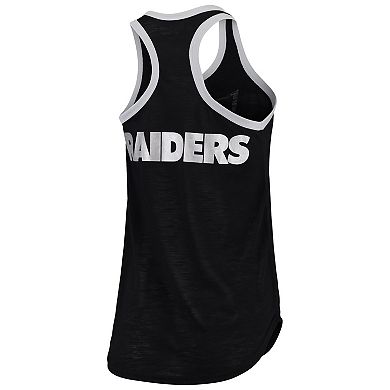 Women's G-III 4Her by Carl Banks Black Las Vegas Raiders Tater Tank Top