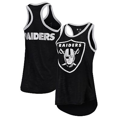 Women's G-III 4Her by Carl Banks Black Las Vegas Raiders Tater Tank Top