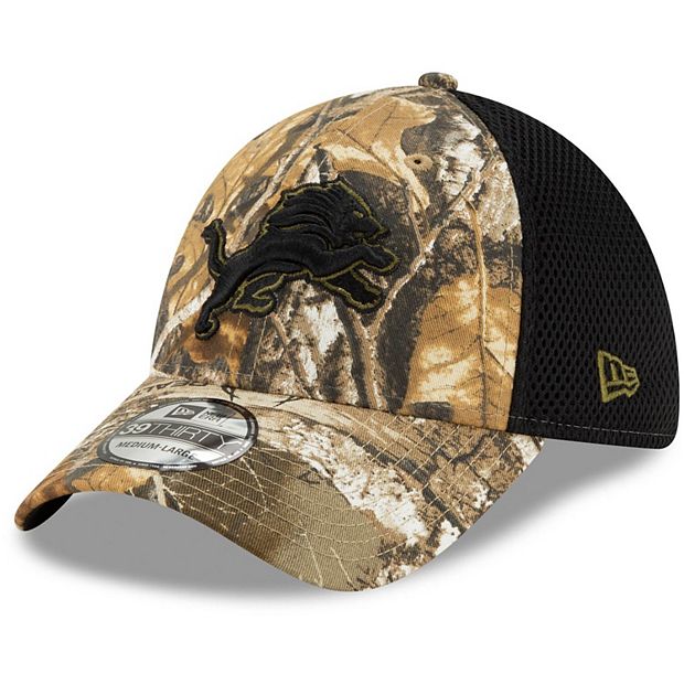 Men's Detroit Lions New Era Realtree Camo Realtree 49FORTY Fitted Hat