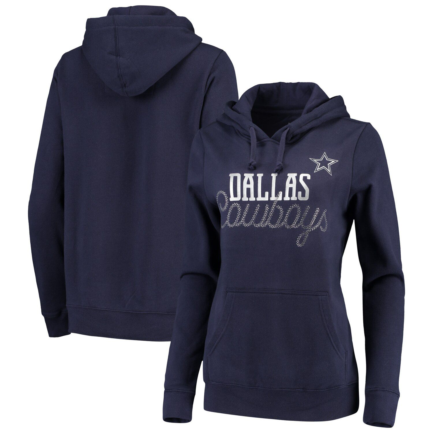 dallas cowboys cropped hoodie