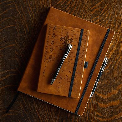 Sparo New Orleans Saints Laser-Engraved Notepad & Pen Gift Set
