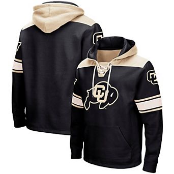 Men's Colosseum Black Colorado Buffaloes 2.0 Lace-Up Hoodie