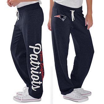 Women's G-III 4Her by Carl Banks Navy New England Patriots Scrimmage Fleece Pants