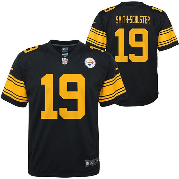 Youth Nike JuJu Smith-Schuster Black Pittsburgh Steelers Color Rush Player  Game Jersey