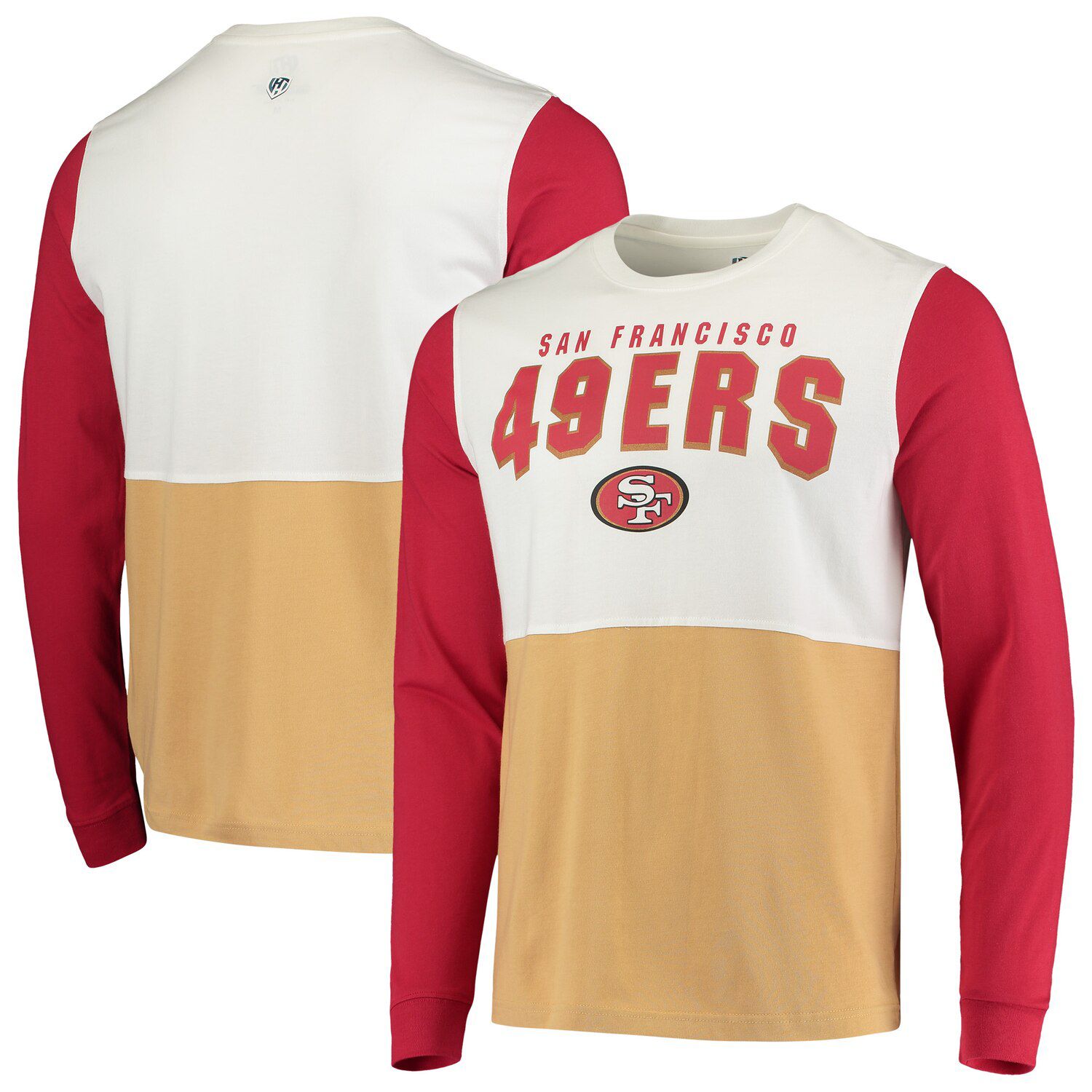 white and gold 49ers jersey