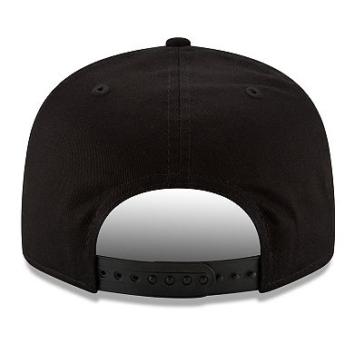 Men's New Era Black Detroit Lions Basic 9FIFTY Adjustable Snapback Hat