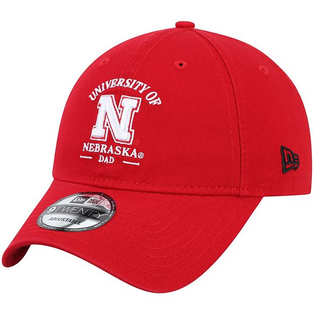 Men's New Era White/Scarlet Nebraska Huskers Basic Low Profile 59FIFTY Fitted Hat