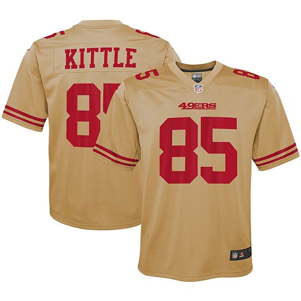 george kittle gold jersey