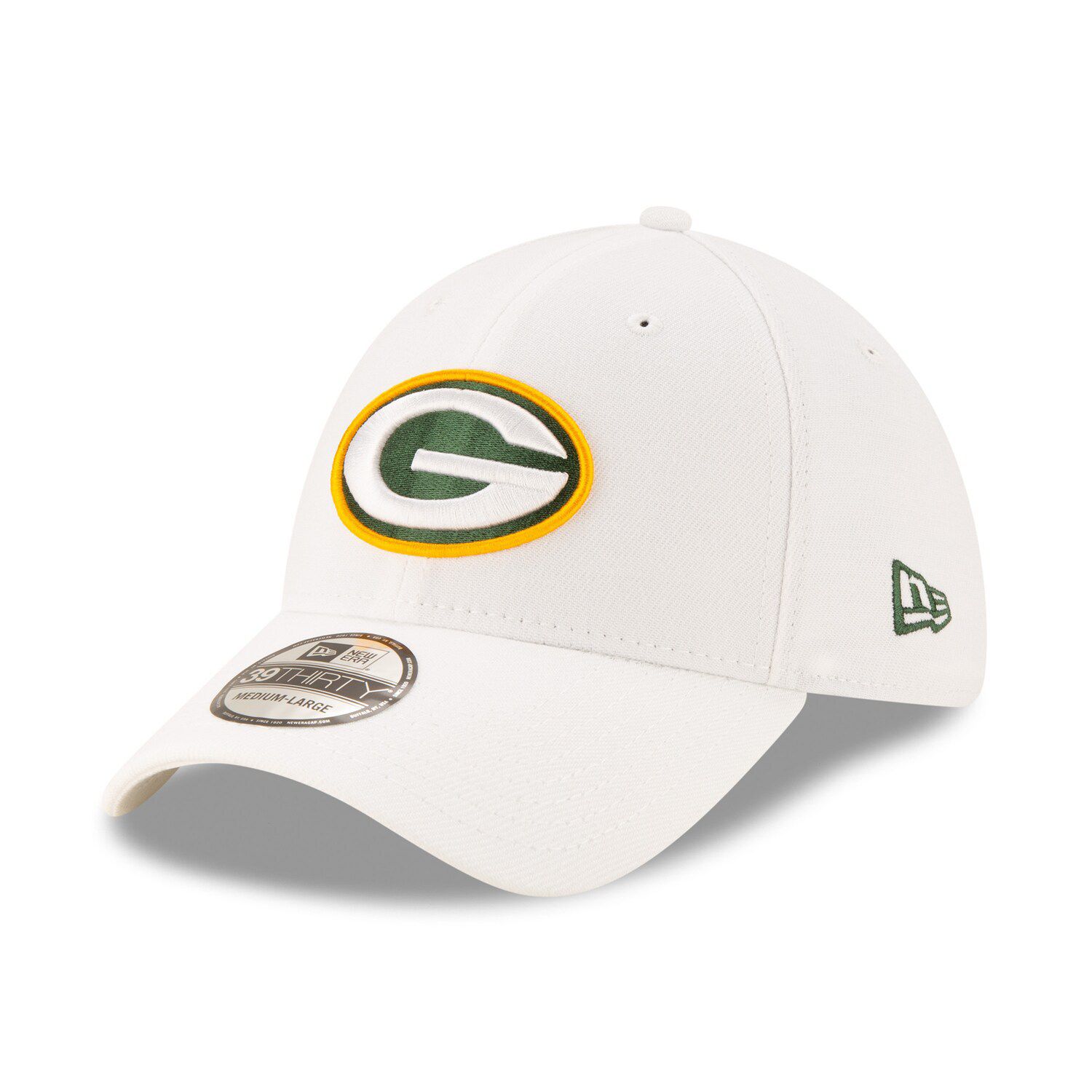 white green bay packers hat