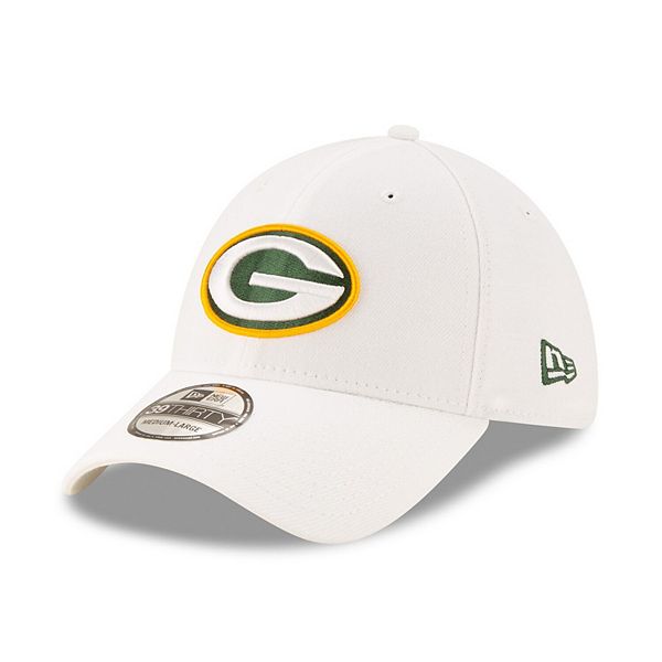 New Era Green Bay Packers White Color Rush on Field Cuffed Knit Hat