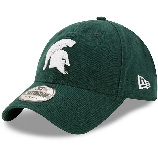 Men's New Era Green Michigan State Spartans Basic Low Profile