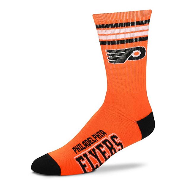 For Bare Feet Youth Chicago Bears 4-Stripe Deuce Crew Socks