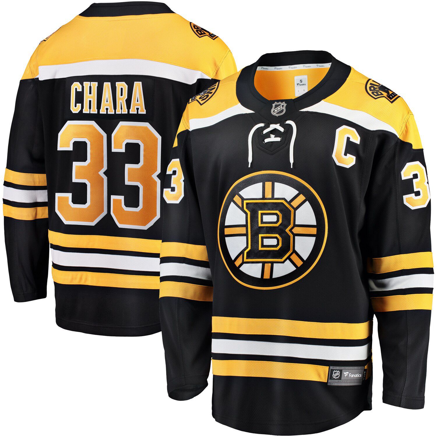 Black Boston Bruins Breakaway Player Jersey