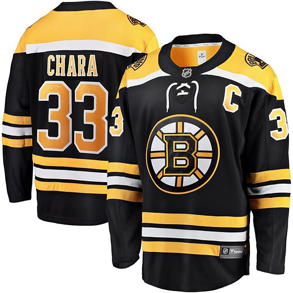 Zdeno Chara Boston Bruins signed HF Cancer Authentic Jersey MULTI