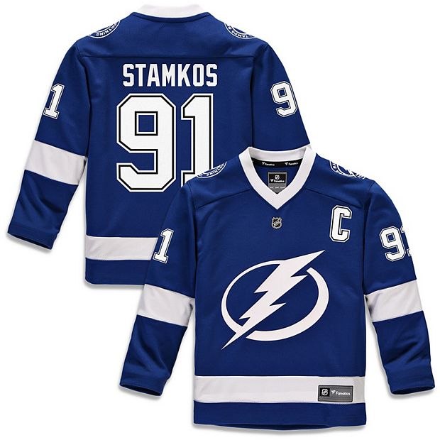 Youth Steven Stamkos Blue Tampa Bay Lightning Home Replica Player