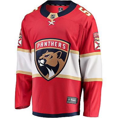 Men's Fanatics Branded Aaron Ekblad Red Florida Panthers Breakaway Player Jersey