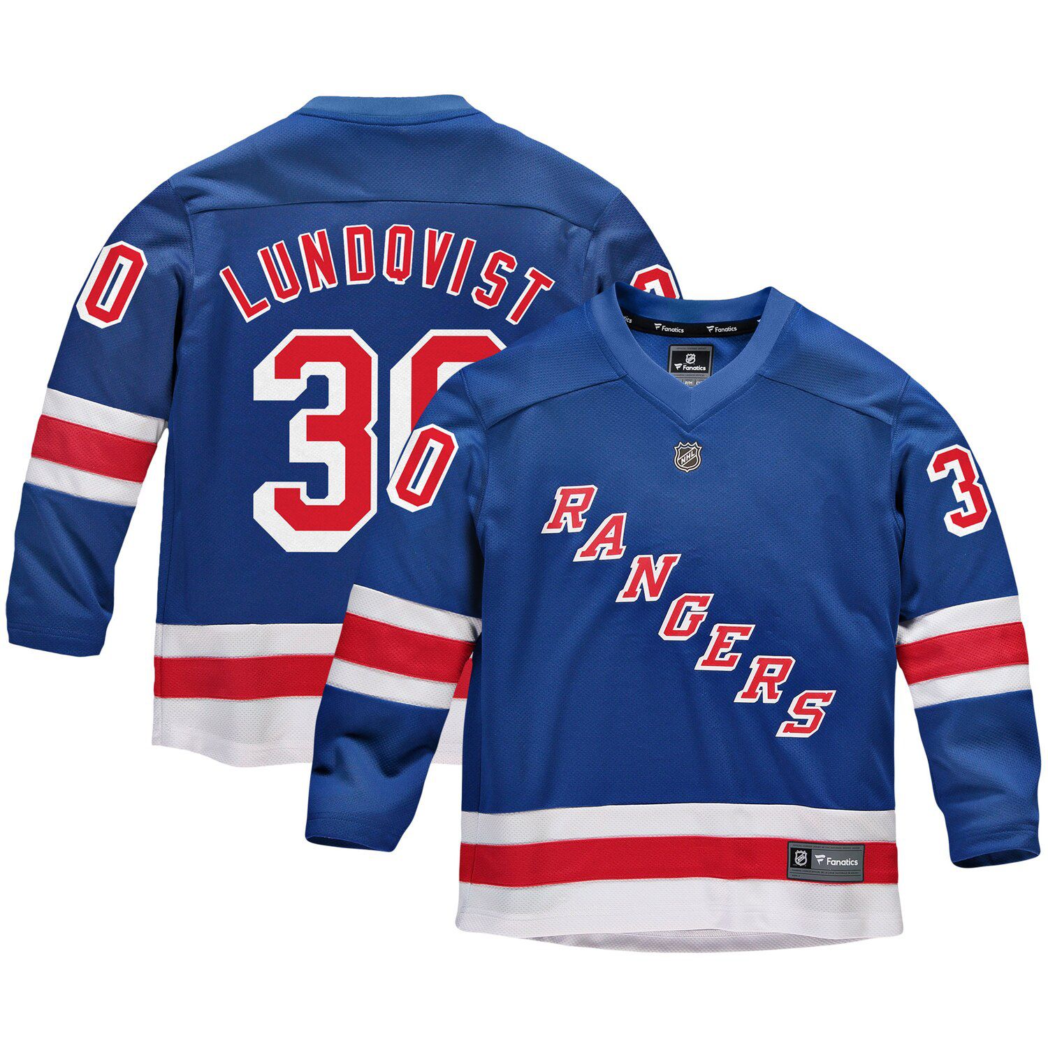 new york rangers lundqvist youth jersey