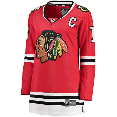 Women's Fanatics Branded Jonathan Toews Red Chicago Blackhawks Home Breakaway Player Jersey