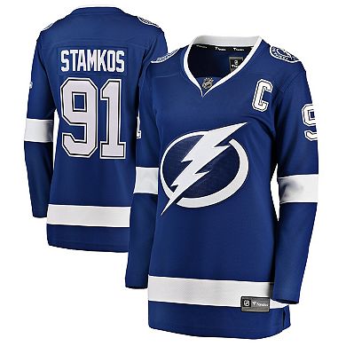 Women's Fanatics Branded Steven Stamkos Blue Home Breakaway Player Jersey