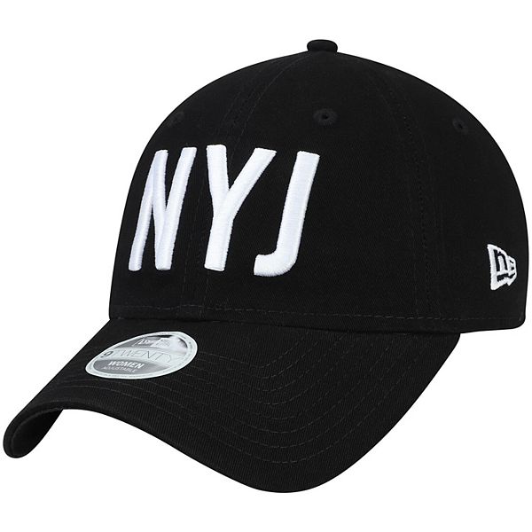 Women's New Era Black New York Jets Team Hometown 9TWENTY Adjustable Hat