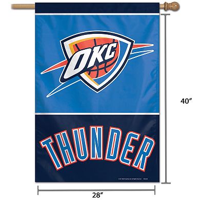 WinCraft Oklahoma City Thunder 28" x 40" Single-Sided Vertical Banner
