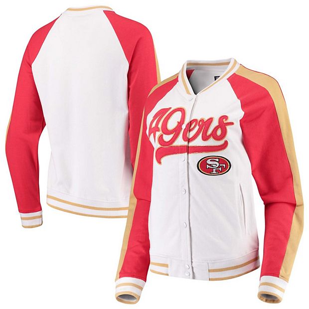 SF 49ers Varsity Full-Snap Jacket