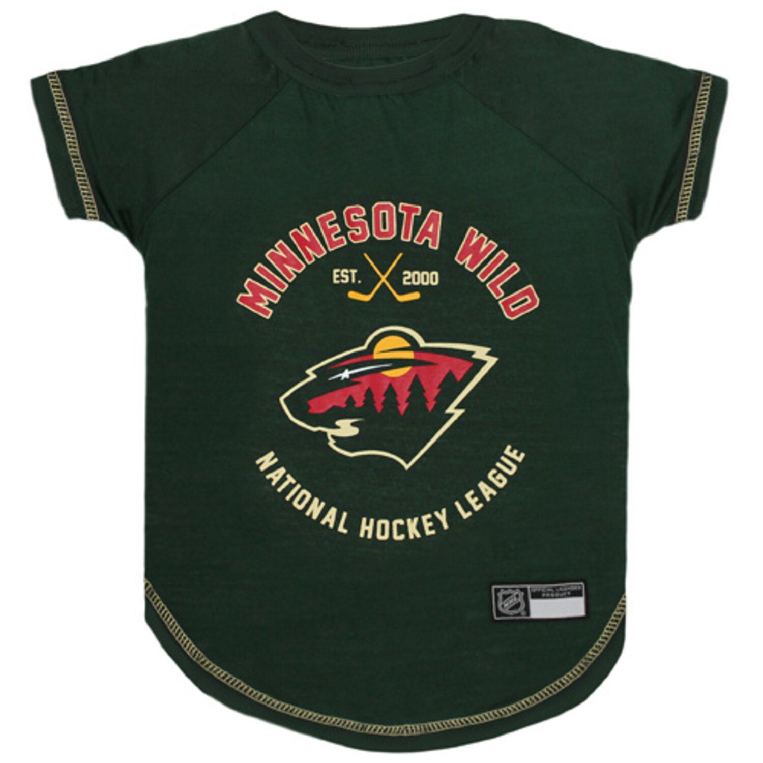 minnesota wild dog jersey