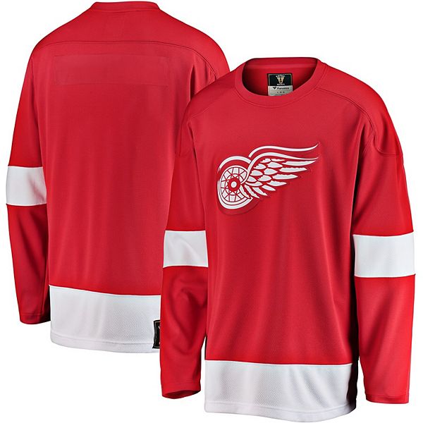 Men's Fanatics Branded Red Detroit Red Wings Premier Breakaway Heritage  Blank Jersey