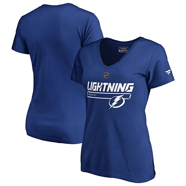 Women's Fanatics Branded Blue Tampa Bay Lightning Authentic Pro