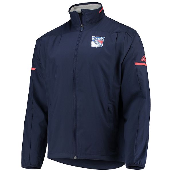 Men's adidas Blue New York Rangers Rink Full-Zip Jacket