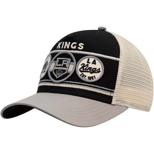 Los Angeles Kings Black Out Two Tone Snapback Adjustable Plastic Snap Back  Hat/Cap