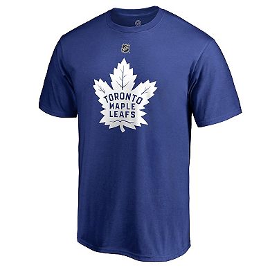 Men's Fanatics Branded John Tavares Royal Toronto Maple Leafs Authentic Stack Name & Number T-Shirt