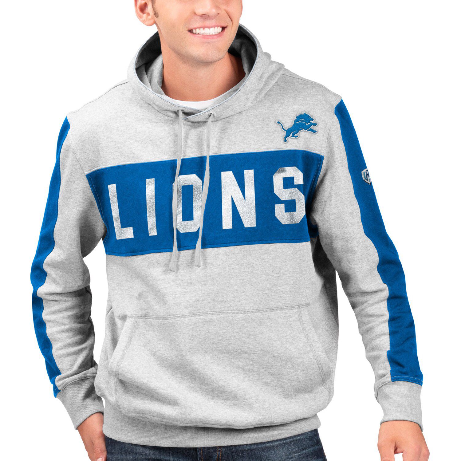 detroit lions pullover hoodie